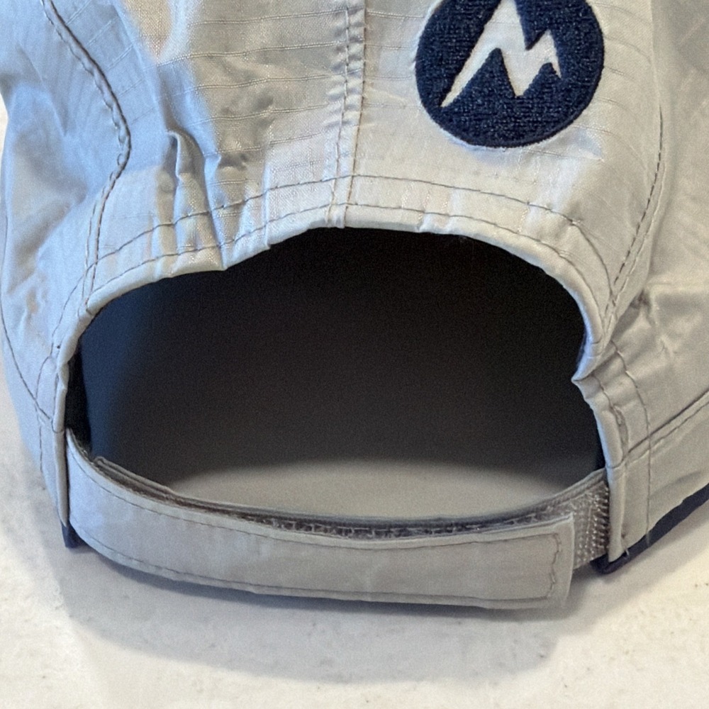 Marmot Baseball Cap Gray One Size Nylon Mesh Lining Adjustable back Hat - Picture 10 of 11
